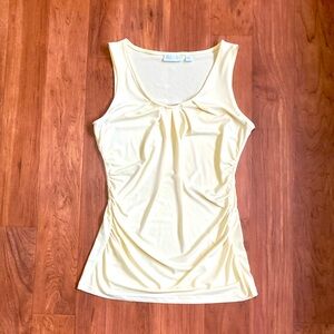 Women’s small stretch yellow Sleeveless Top